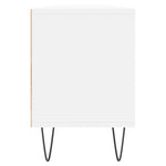 Tv-Benk Hvit 150X30X44,5 Cm Konstruert Tre