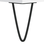 Tv-Benk Hvit 150X30X44,5 Cm Konstruert Tre