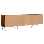 Tv-Benk Røkt Eik 150X30X44,5 Cm Konstruert Tre