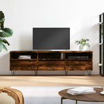Tv-Benk Røkt Eik 150X30X44,5 Cm Konstruert Tre