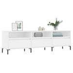 Tv-Benk Hvit 150X30X44,5 Cm Konstruert Tre