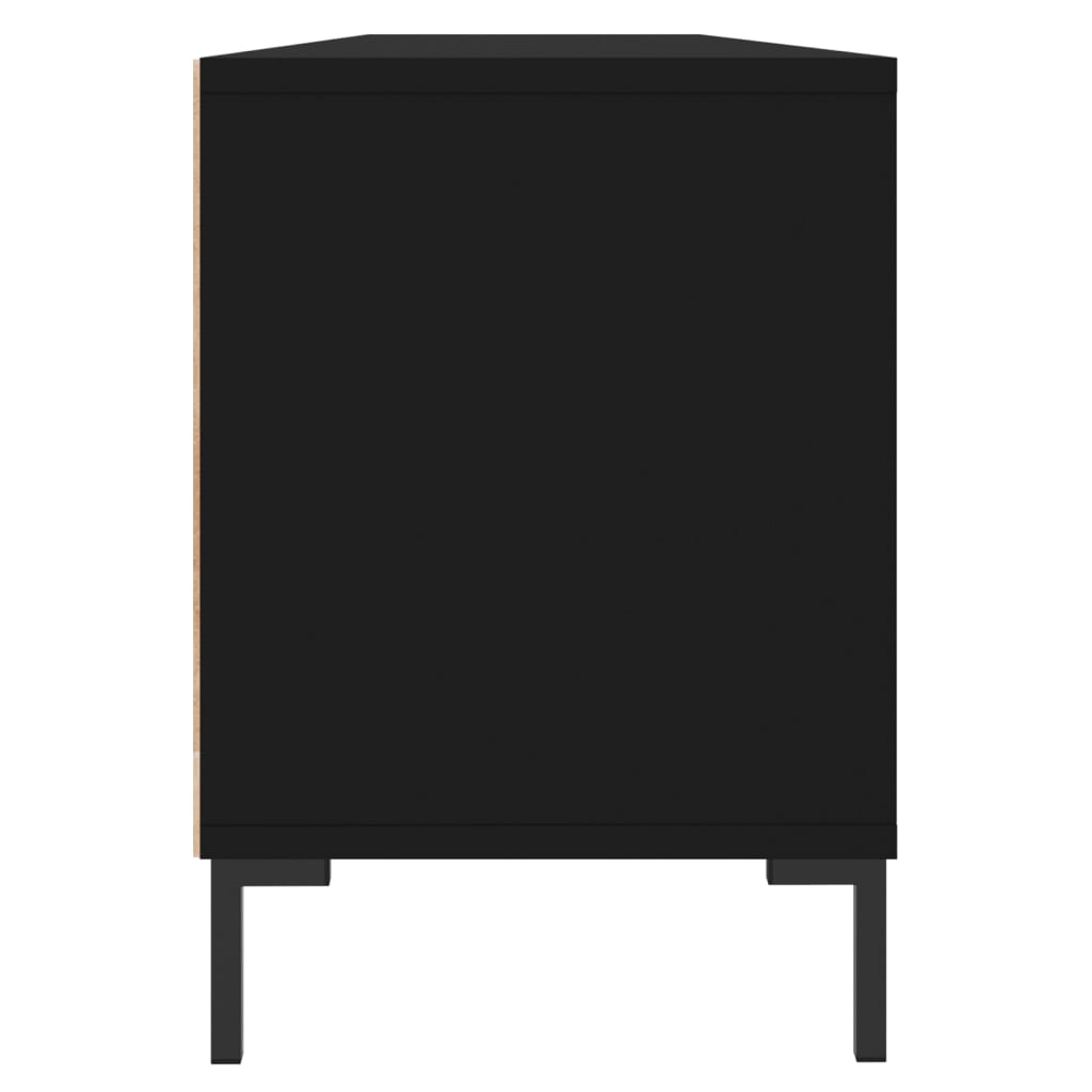 Tv-Benk Svart 150X30X44,5 Cm Konstruert Tre