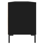 Tv-Benk Svart 150X30X44,5 Cm Konstruert Tre