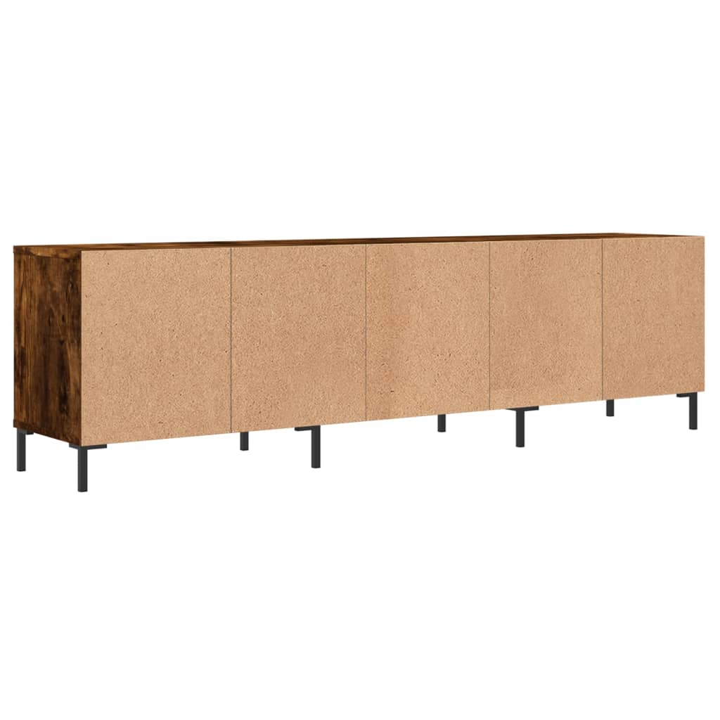Tv-Benk Røkt Eik 150X30X44,5 Cm Konstruert Tre