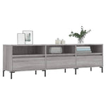 Tv-Benk Grå Sonoma 150X30X44,5 Cm Konstruert Tre