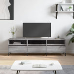 Tv-Benk Grå Sonoma 150X30X44,5 Cm Konstruert Tre