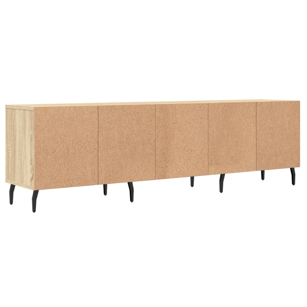 Tv-Benk Sonoma Eik 150X30X44,5 Cm Konstruert Tre