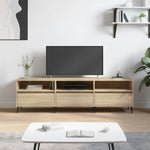 Tv-Benk Sonoma Eik 150X30X44,5 Cm Konstruert Tre