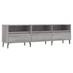 Tv-Benk Grå Sonoma 150X30X44,5 Cm Konstruert Tre