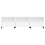 Tv-Benk Hvit 150X30X44,5 Cm Konstruert Tre
