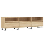 Tv-Benk Sonoma Eik 150X30X44,5 Cm Konstruert Tre