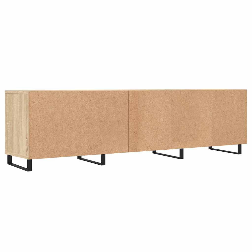 Tv-Benk Sonoma Eik 150X30X44,5 Cm Konstruert Tre