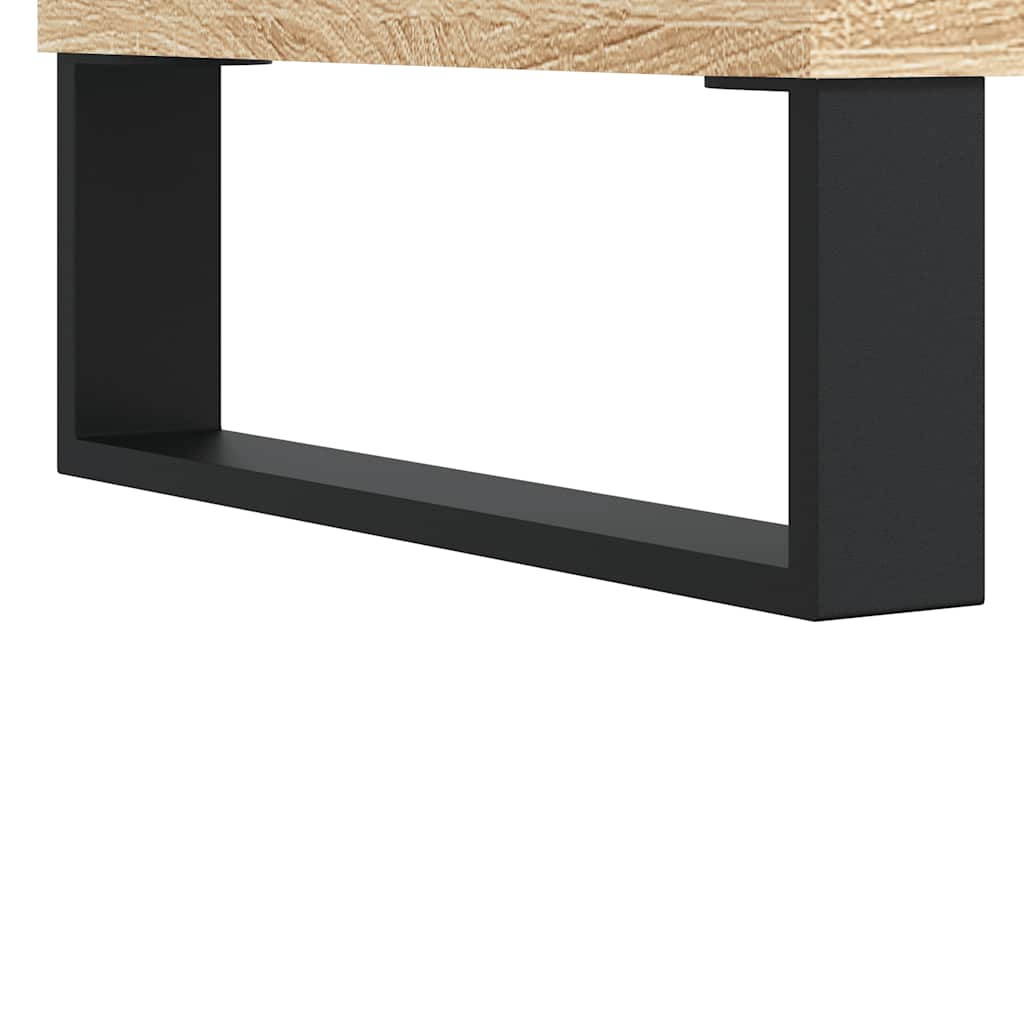 Tv-Benk Sonoma Eik 150X30X44,5 Cm Konstruert Tre