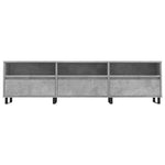 Tv-Benk Betonggrå 150X30X44,5 Cm Konstruert Tre