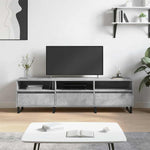 Tv-Benk Betonggrå 150X30X44,5 Cm Konstruert Tre
