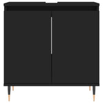 Servantskap Svart 58X33X60 Cm Konstruert Tre