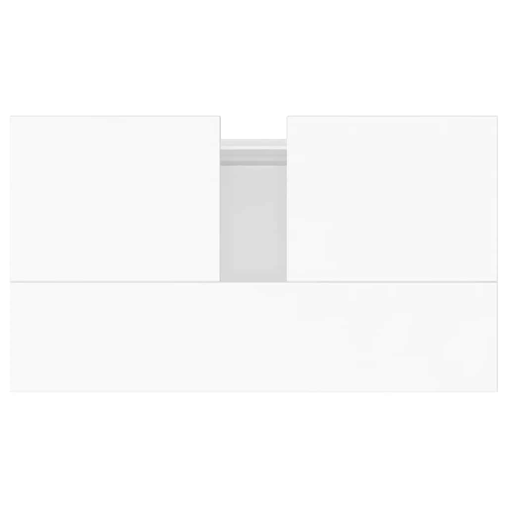 Servantskap Svart 58X33X60 Cm Konstruert Tre