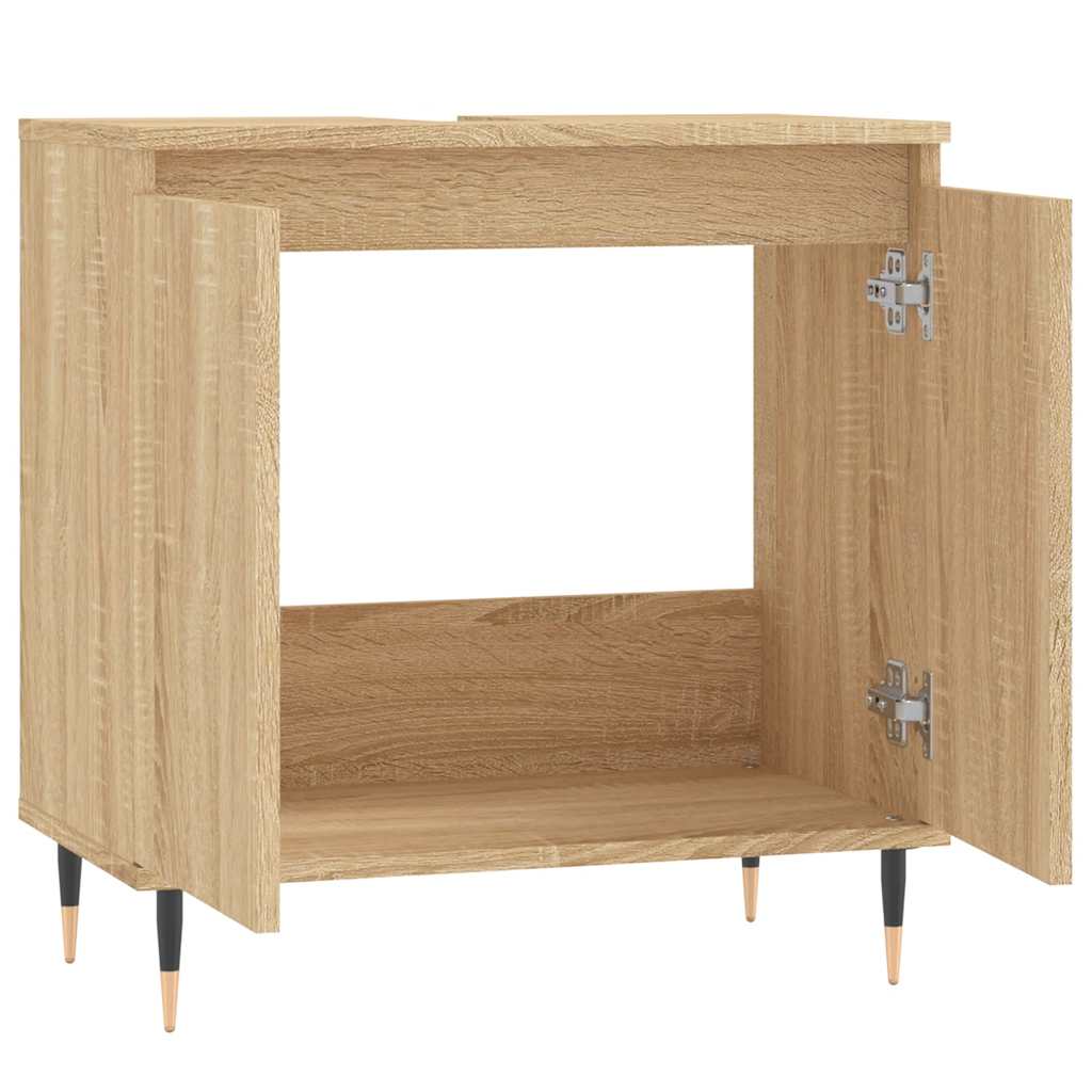 Servantskap Sonoma Eik 58X33X60 Cm Konstruert Tre