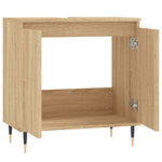 Servantskap Sonoma Eik 58X33X60 Cm Konstruert Tre
