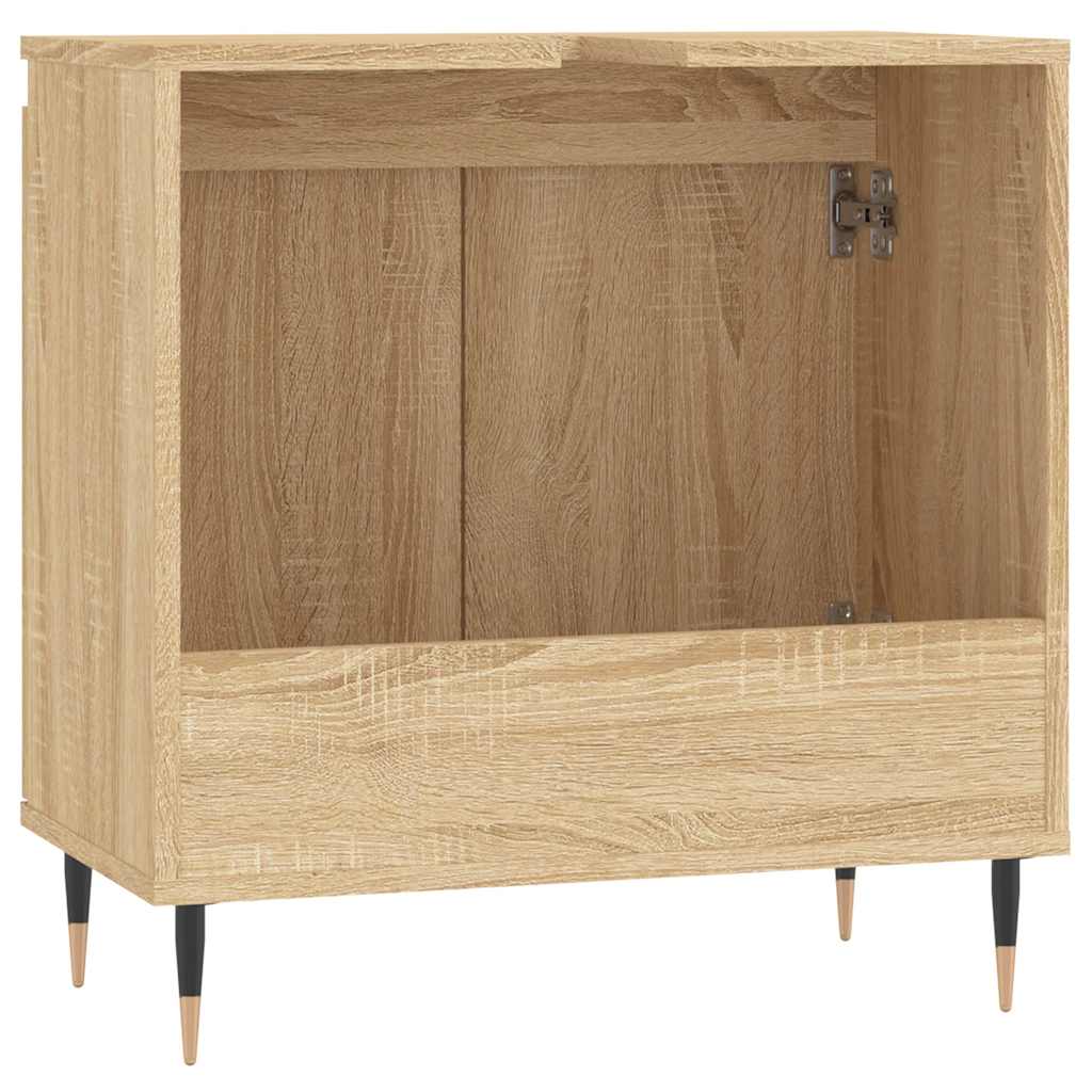 Servantskap Sonoma Eik 58X33X60 Cm Konstruert Tre