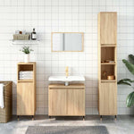 Servantskap Sonoma Eik 58X33X60 Cm Konstruert Tre