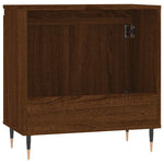 Baderomsskap Brun Eik 58X33X60 Cm Konstruert Tre