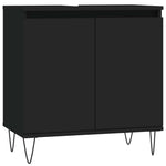 Servantskap Svart 58X33X60 Cm Konstruert Tre