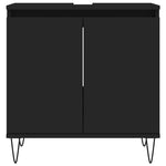 Servantskap Svart 58X33X60 Cm Konstruert Tre