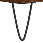 Baderomsskap Brun Eik 58X33X60 Cm Konstruert Tre