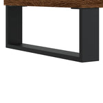 Baderomsskap Brun Eik 58X33X60 Cm Konstruert Tre