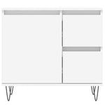 Baderomsskap Hvit 65X33X60 Cm Konstruert Tre