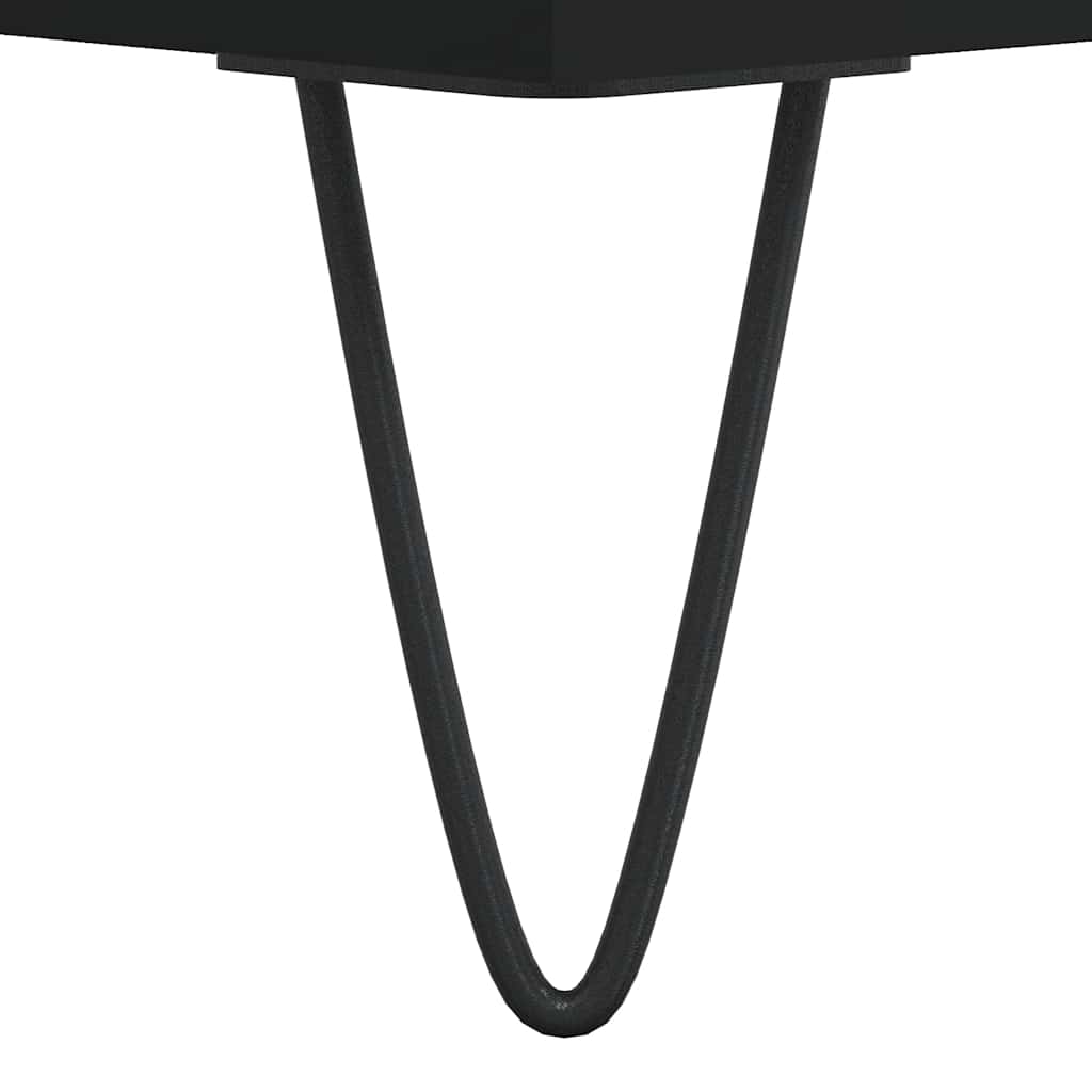 Baderomsskap Svart 65X33X60 Cm Konstruert Tre