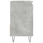 Baderomsskap Betonggrå 65X33X60 Cm Konstruert Tre