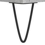 Baderomsskap Betonggrå 65X33X60 Cm Konstruert Tre