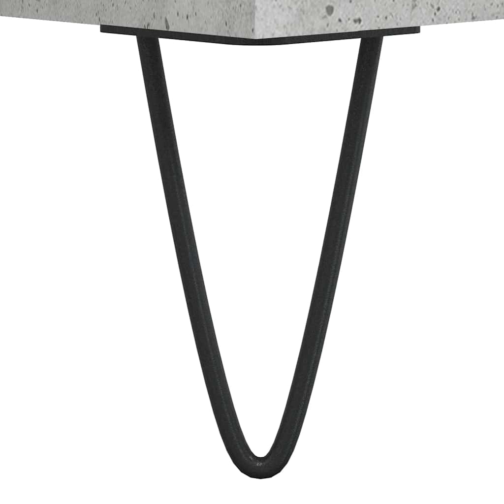 Baderomsskap Betonggrå 65X33X60 Cm Konstruert Tre