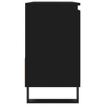 Baderomsskap Svart 65X33X60 Cm Konstruert Tre