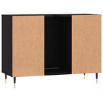 Baderomsskap Svart 80X33X60 Cm Konstruert Tre