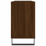 Baderomsskap Brun Eik 80X33X60 Cm Konstruert Tre