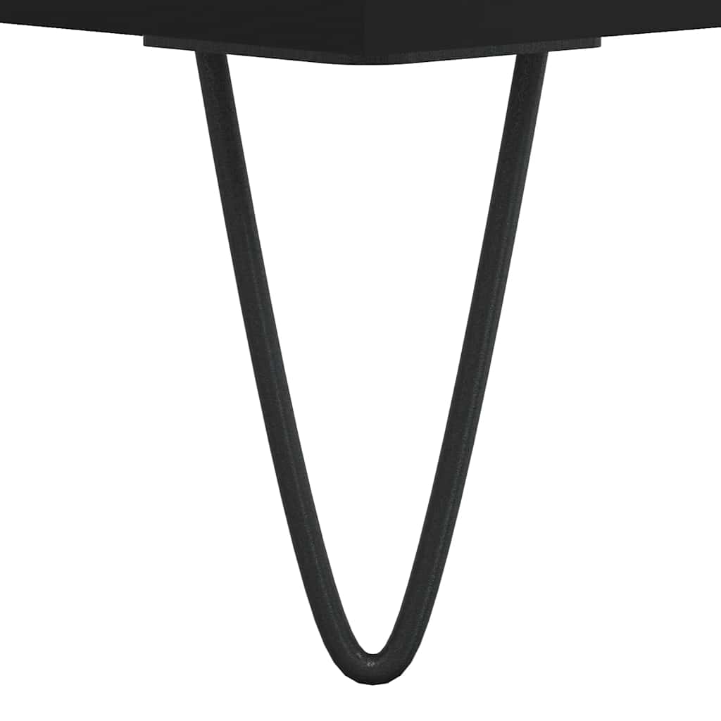 Baderomsskap Svart 80X33X60 Cm Konstruert Tre