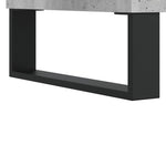 Baderomsskap Betonggrå 80X33X60 Cm Konstruert Tre