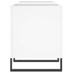 Hifi-Benk Hvit 121X38X48 Cm Konstruert Tre