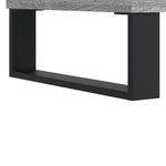 Hifi-Benk Grå Sonoma 121X38X48 Cm Konstruert Tre