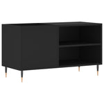 Hifi-Benk Svart 85X38X48 Cm Konstruert Tre