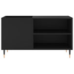 Hifi-Benk Svart 85X38X48 Cm Konstruert Tre