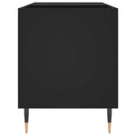 Hifi-Benk Svart 85X38X48 Cm Konstruert Tre