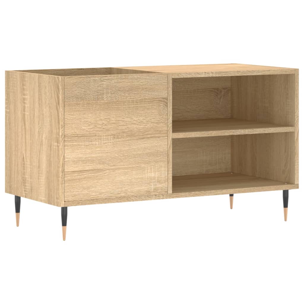 Hifi-Benk Sonoma Eik 85X38X48 Cm Konstruert Tre
