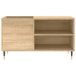 Hifi-Benk Sonoma Eik 85X38X48 Cm Konstruert Tre