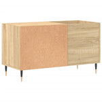 Hifi-Benk Sonoma Eik 85X38X48 Cm Konstruert Tre