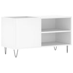 Hifi-Benk Hvit 85X38X48 Cm Konstruert Tre