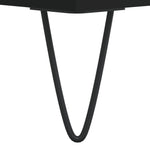 Hifi-Benk Svart 85X38X48 Cm Konstruert Tre